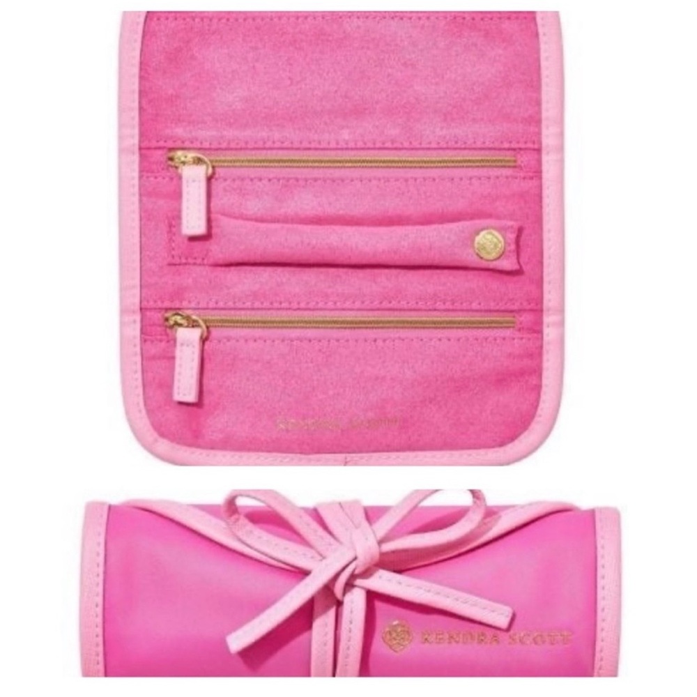 Kendra Scott Bright Pink Jewelry Roll